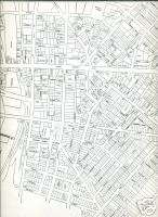 1936 Vintage City Map ROCHESTER NY New York Superb  