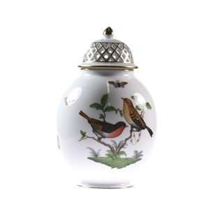  Herend Rothschild Bird Openwork Vase