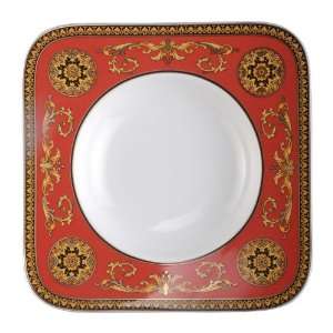 Versace by Rosenthal Medusa Red Rim Soup 9  Inch  Kitchen 