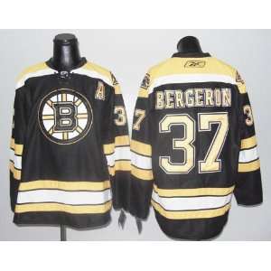  Patrice Bergeron Jersey Boston Bruins #37 Black Jersey 