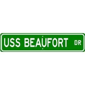  USS BEAUFORT ATS 2 Street Sign   Navy Ship Gift Sailor 