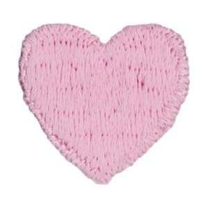  Blumenthal Lansing Iron On Appliques Pink Hearts 2/Pkg A 