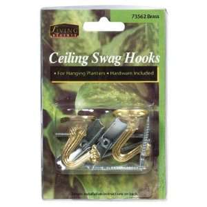    Cd/2 x 12: Living Accents Swag Hooks (7001BB AC): Home & Kitchen