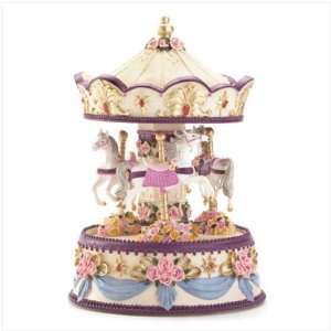  FLORAL MUSICAL MERRY GO ROUND 