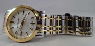 Burberry BU1359 Ladies Two Tone Bracelet Watch  