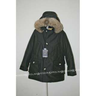 MADE IN CANADA WOOLRICH DF ARCTIC PARKA IN FADED BLACK (FDB) 100% 