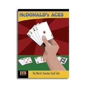  McDonalds Aces Trick & DVD   Card / Street Magic: Toys 