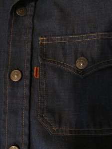 Vintage 70s mens blue Levis Levi Strauss denim jean jacket M  
