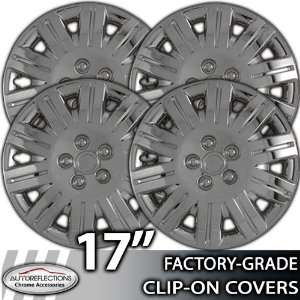    17 Universal Snap On Chrome Wheel Hubcap Covers Automotive