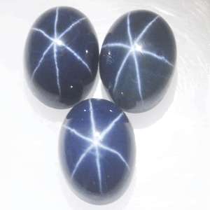 Piece 5.70 CT Oval Cabochon NATURAL BLUE STAR SAPPHIRE  