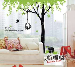 Wall Decor Decal Sticker Removable Shade trees Gob  