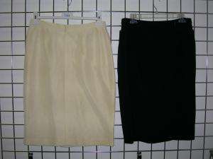 lot 2 LAUREL navy pale yellow skirts 42/12 WOW  