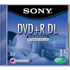 New 2.4x Write Once Double Layer DVD+R   Single, Jewel 