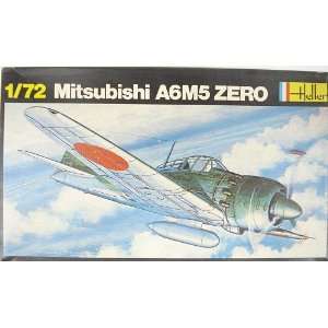  Heller 265 1/72 Scale Mitsubishi A6M5 Zero Model Kit Toys 