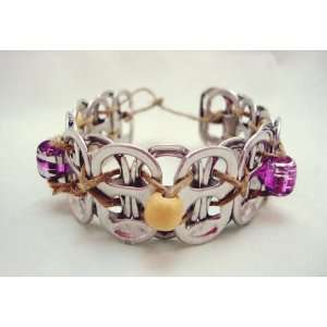  Pop Top Bracelet with Pink Beads: Everything Else