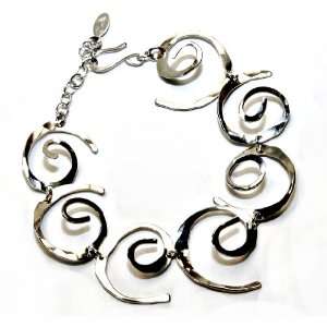   Multi Spiral Looped Sterling Silver Bracelet Dorit Herlinger Jewelry