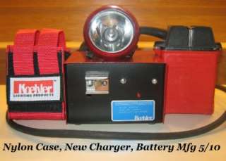 Miners Koehler Wheat Light, Model LI 16, Charger & Case  