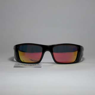   Polarized Fire Red + Ice Blue Lenses For Oakley Fuel Cell  