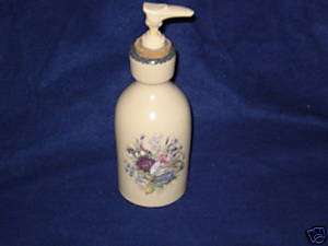 Home & Garden Ceramic Floral Soap Lotion Dispenser nice  