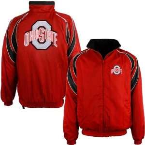 Ohio State Buckeyes Team Logo Reversible Jacket:  Sports 