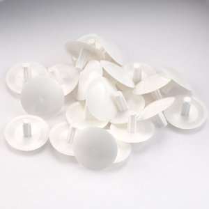  HIGHPOINT Screw Caps for 7mm (Confirmat), White, 100 pc 