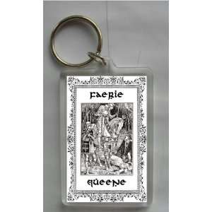   Acrylic Keyring Key Ring Walter Crane Faerie Queen 61: Home & Kitchen