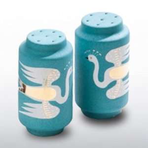  Waylande Gregory Crane Salt & Pepper Shakers   turquoise 