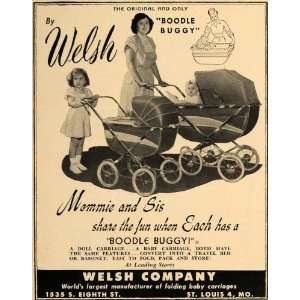 1905 Ad Welsh Boodle Buggy Baby Infant Carriage Mothers 