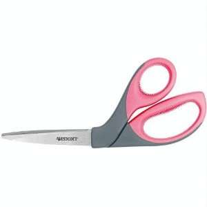  Westcott Elite Right and Left Handed Scissors, Pink, 8 