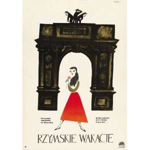  Roman Holiday (1953) 27 x 40 Movie Poster Polish Style A 