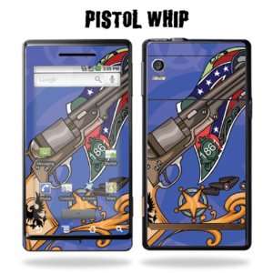  Sticker for Motorola Droid   Pistol Whip: Cell Phones & Accessories