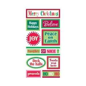   75X6.75 Sheet   Christmas Words Christmas Words: Home & Kitchen