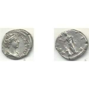Ancient Rome: Faustina the Elder (died 141 CE) Silver Denarius, RSC 