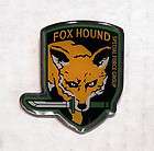 Metal Gear Fox Hound Special Force Group Metal Pin