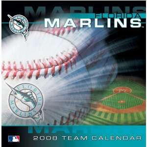 FLORIDA MARLINS 2008 MLB Daily Desk 5 x 5 BOX CALENDAR:  