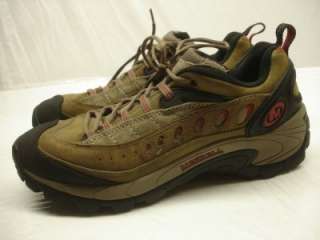 Merrell Pulse Coffee Brick mens sz 12 M 46.5 Hiking Trail Shoes boots 