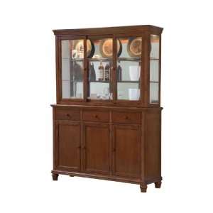  Casual Home Complete China Cabinet by GS Furniture   Dark 