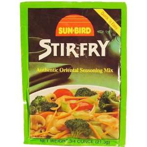 Sun Bird Stir Fry Seasoning Mix, 0.75 oz:  Grocery 
