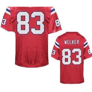 New England Patriots NFL Jerseys #83 Wes Welker Retro Red 