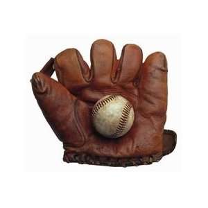 Baseball & Glove Mitt Sport Die Cut Photographic Magnet:  