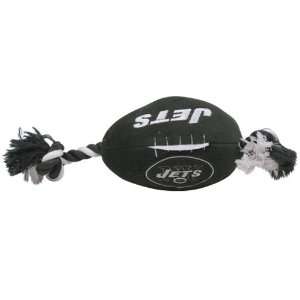  Pets First New York Jets Pet Football Rope Toy, 6 Inch long 