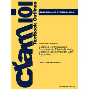 Studyguide for Business Communication: Communicate Effectively in Any 