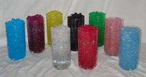 WEDDING GEL ACCENTS ICE WATER CRYSTALS   10 COLORS   COMBINED SHIPPING 