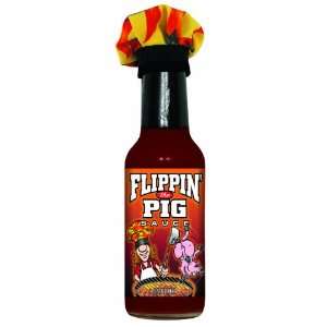 Pack HSH Flippin the Pig Sauce PEACH Grilling Sauce with Chefs Hat 