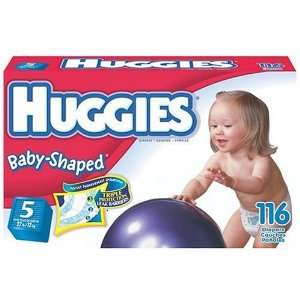 Huggies Baby Shaped Fit Diapers, Size 5 (Over 27 Lbs), Disney, Pack of 