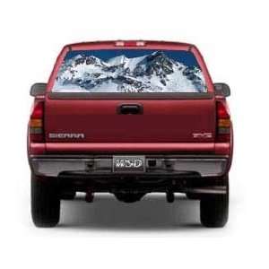   Mountain Scene Rear Window Graphic   16 h x 55 w (Mid Sized Trucks