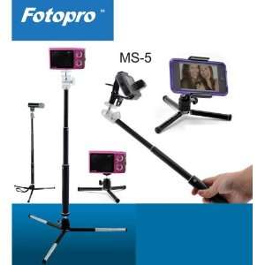  Fotopro MS 5 Camera Stand Travel kit, Black: Camera 