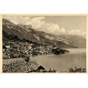   Lake Brienz M. Hurlimann   Original Photogravure