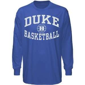  Duke Blue Devils Duke Blue Reversal Basketball Long Sleeve T shirt 