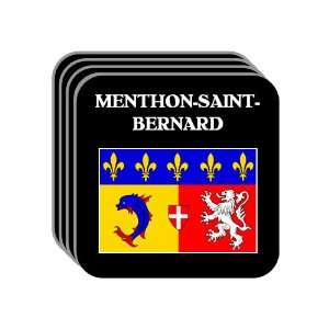 Rhone Alpes   MENTHON SAINT BERNARD Set of 4 Mini Mousepad Coasters